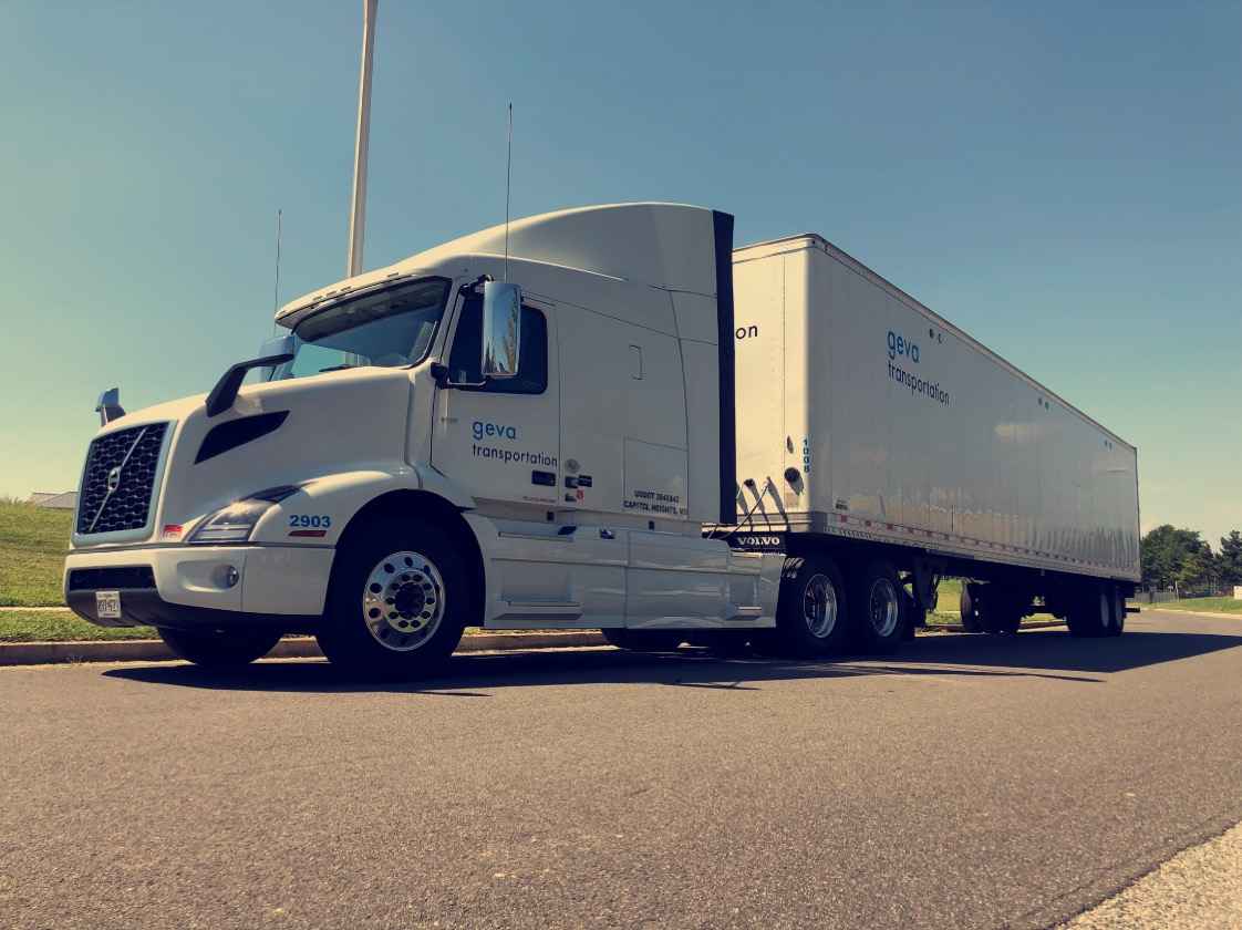 Geva Logistics trailer truck
